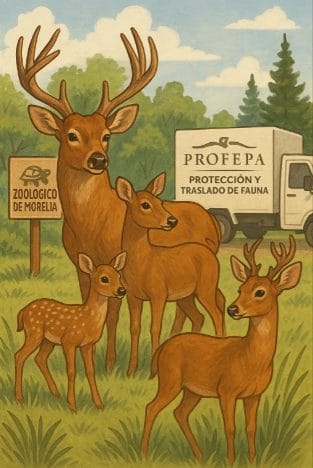 Zoológico de Morelia: Resguardo y Traslado de Venados Decomisados como Compromiso Ambiental 1 Captura de pantalla 2025 05 19 12 18 32